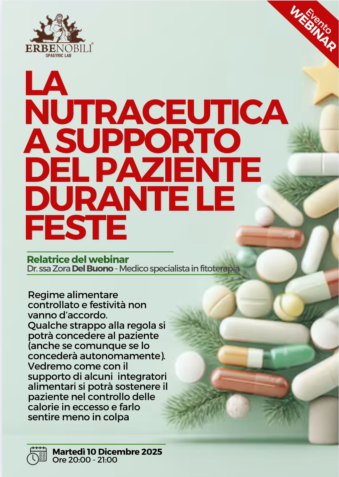 GESTIONE INTEGRATIVA DEL PAZIENTE DURANTE LE FESTE: IL RUOLO DELLA NUTRACEUTICA