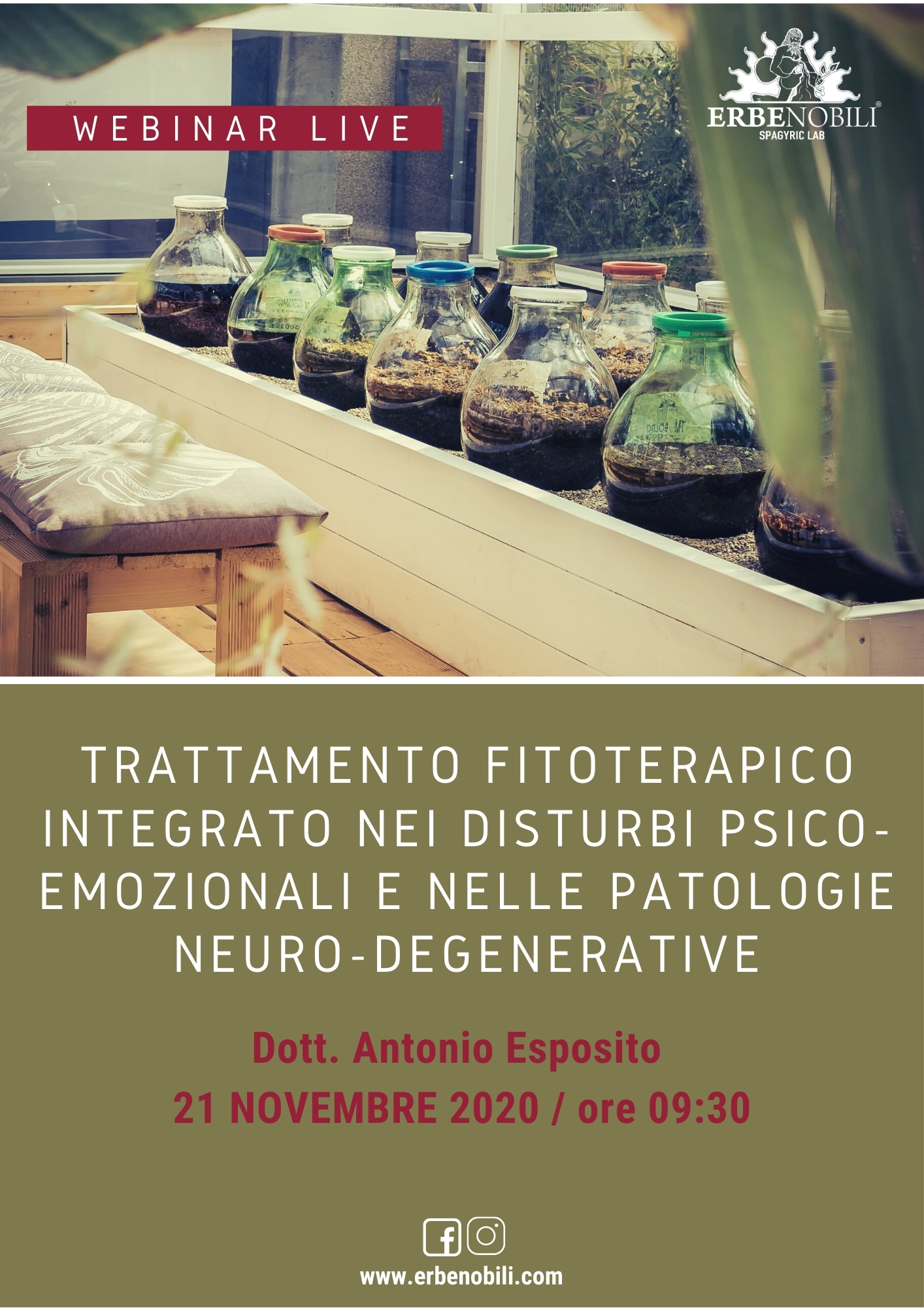  TRATTAMENTO FITOTERAPICO INTEGRATO NEI DISTURBI PSICO-EMOZIONALI E NELLE PATOLOGIE NEURO-DEGENERATIVE